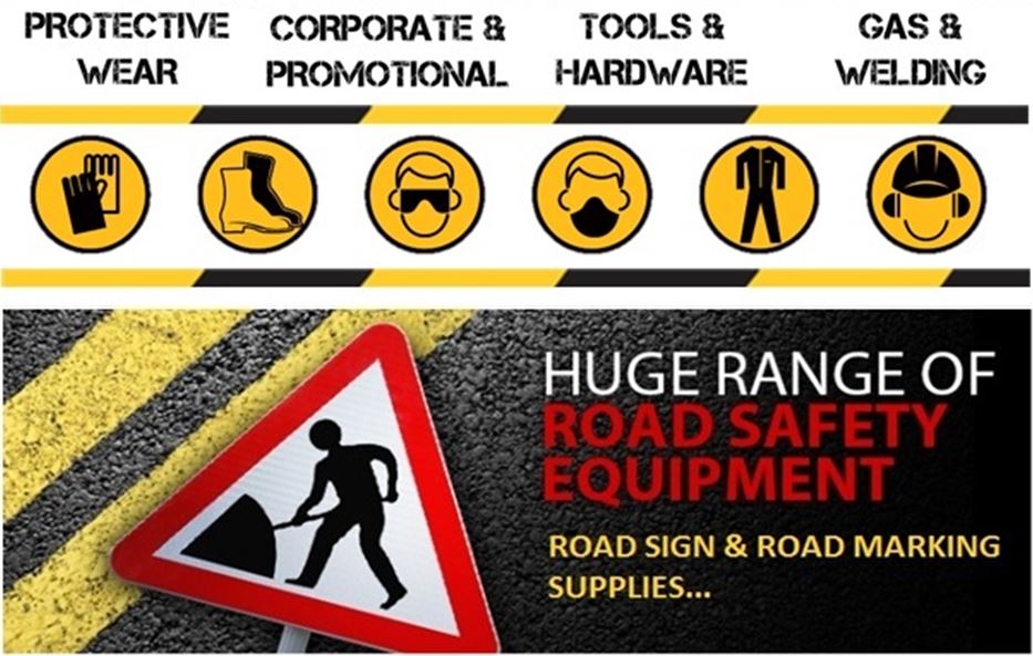 Protective wear, Corporate & Promotional, Tools & hardware, Gas & Welding.